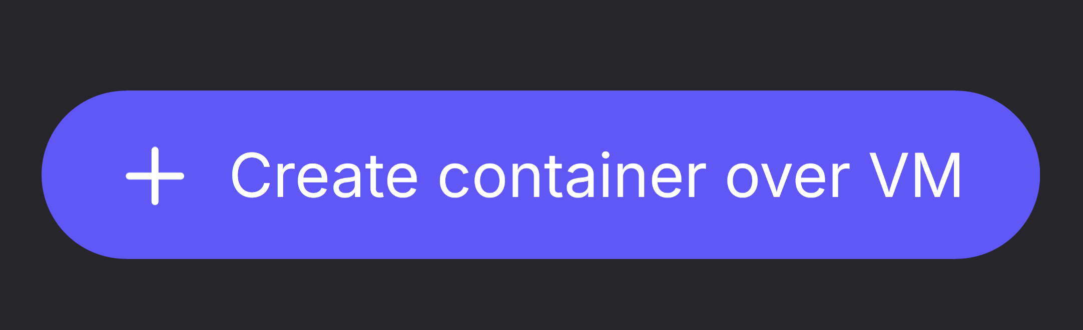Create container over VM